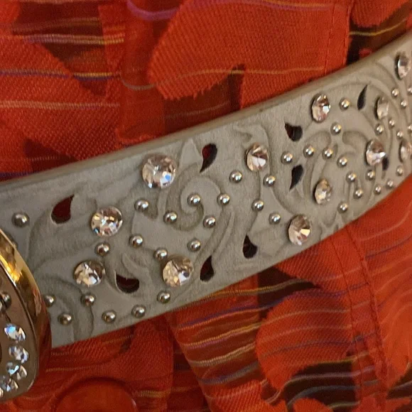 Free BKE Glitz Rhinestones Western Belt size from M to XL - Picture 8 of 13